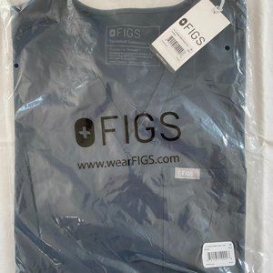 Figs Scrub Top, Dark Harbor, M